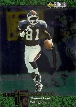 Thomas Lewis New York Giants 1997 Upper Deck Collector's Choice NFL Turf Champions #TC30